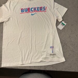 Nike White Graphic T-Shirt. Sold out Paige Bueckers shirt!